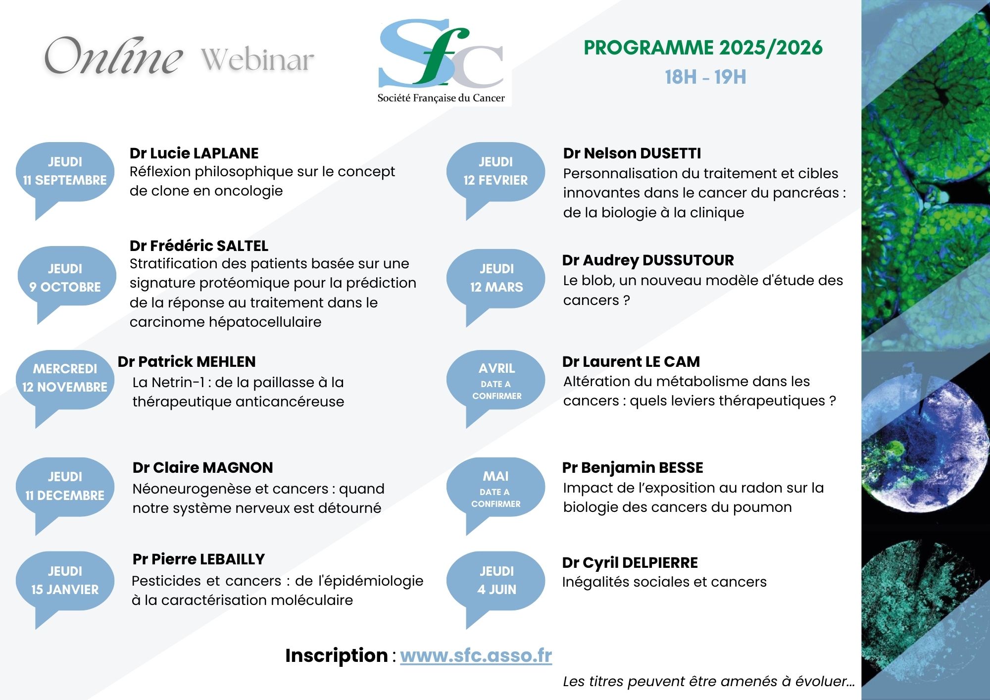 Webinaires SFC Programme 2025-2026